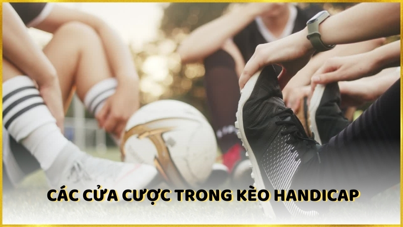 Các cửa cược trong kèo Handicap