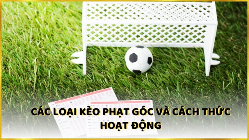 Các loại kèo phạt góc và cách thức hoạt động  