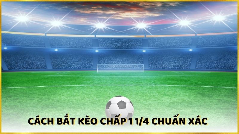 Hướng dẫn cách bắt kèo chấp 1 1/4 chuẩn xác