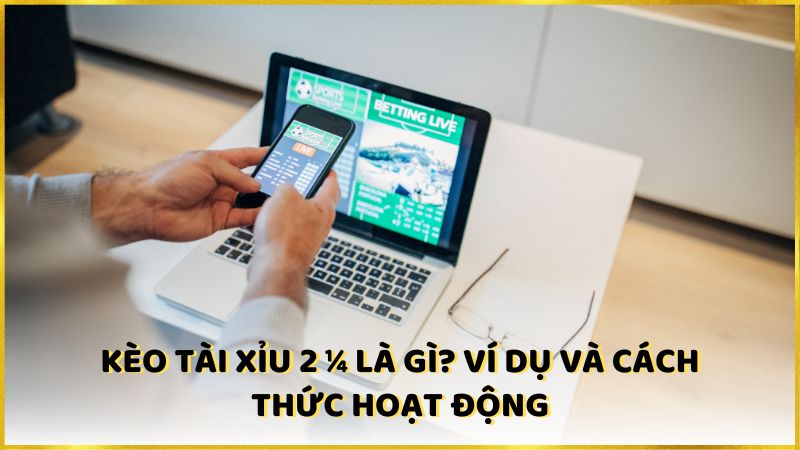 Kèo Tài Xỉu 2 ¼ là gì? Ví dụ và cách thức hoạt động