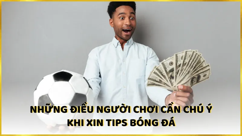 Những điều người chơi cần chú ý khi xin tips bóng đá